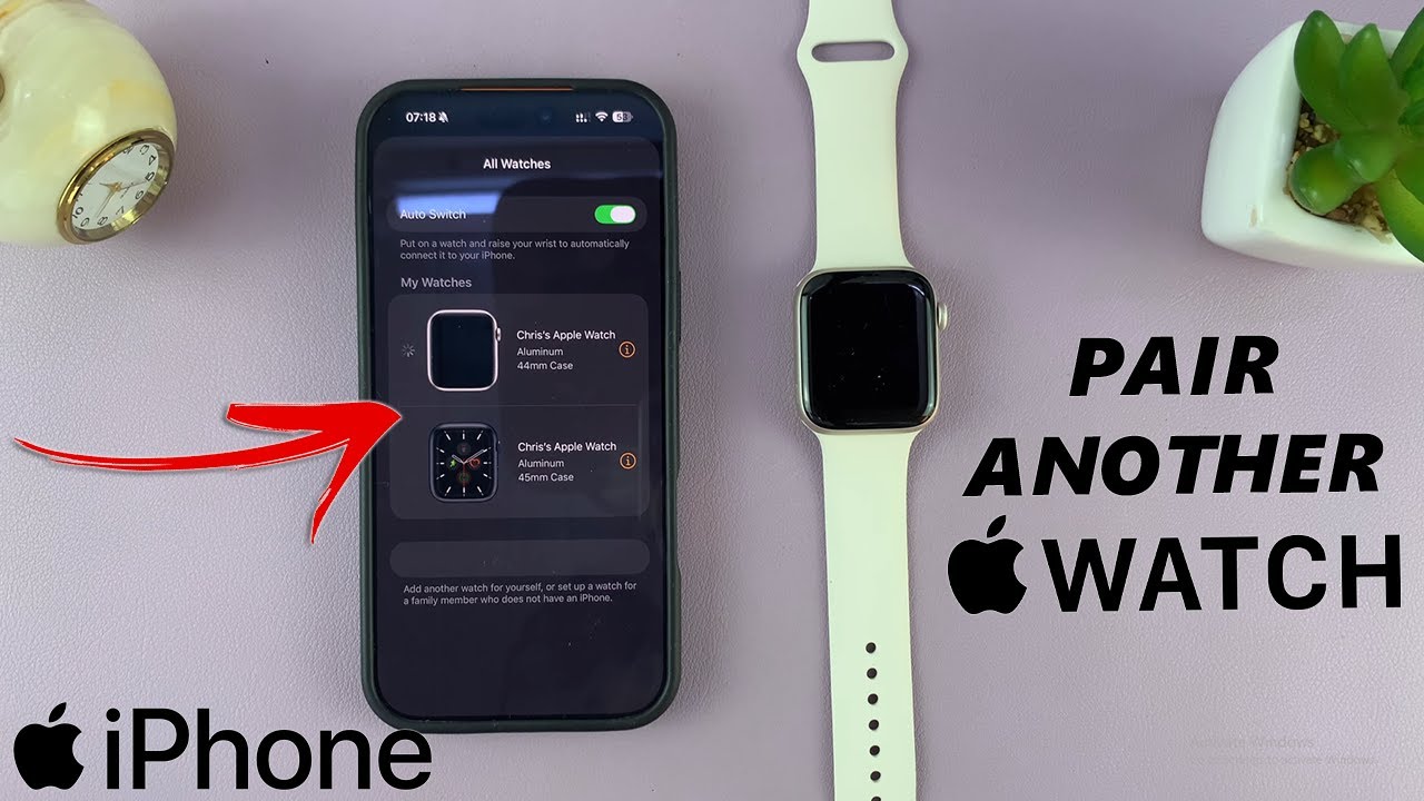 Как добавить еще одни Apple Watch на iPhone