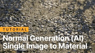 Normal Generation (AI) | Single Image to Material