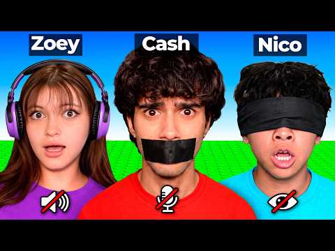 BLIND DEAF & MUTE Challenge! (ft. Cash)