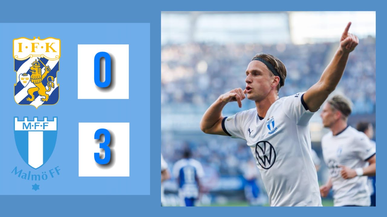 IFK Göteborg mot Malmö FF 0-3 | höjdpunkter