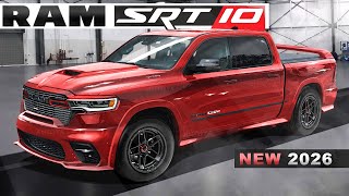 2026 RAM SRT-10 8.4i V10 - If The Worlds Craziest Truck Returns as Most Powerful RAM 1500