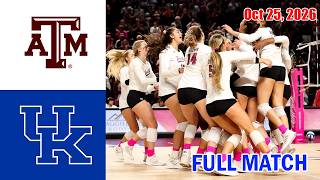 Details Texas A&M vs Kentucky Oct 25, 2026 FULL MATCH | NCAA Women's Volleyball Update