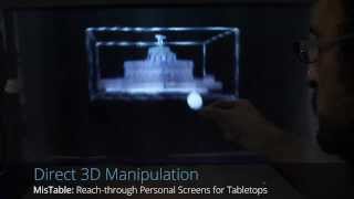 MisTable: Reach-through Personal Screens for Tabletops - PREVIEW