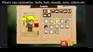 Slash'n'Stash - Character Creation (Online Hack'n'slash Platformer)