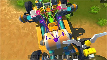 Scrap Mechanic ~ Build Showcase ~ Rocket-power Buggy