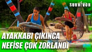 Nefise, Ayakkabısıyla Mücadele Etmekten Parkura Odaklanamadı... Survivor 2026 13. Hafta 1. Bölüm
