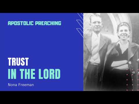 Trust in the Lord by Nona Freeman 1991