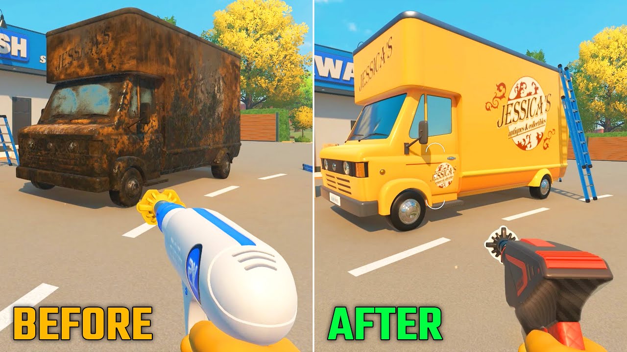 REMOVAL VAN CLEANING - POWERWASH SIMULATOR 2 | MISSION-1
