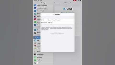 Deleting and re adding an Office 365 account on an iPhone/iPad