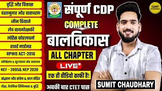 CTET 2025 || CDP Marathon || Ctet live class Today || Sumit Chaudhary