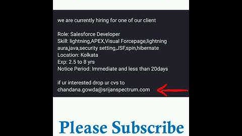 Multiple Openings For #QA Manual #Automation #Salesforce developer #PHP Share CV