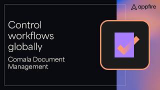 Centralize document compliance with Comala Global Workflows