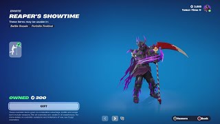 Fortnite SECRETLY Updated The Item Shop And Brought BACK The REAPER'S SHOWTIME Emote!