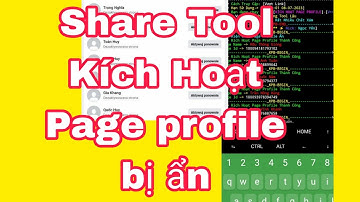 Share Tool kích hoạt page profile bị ẩn