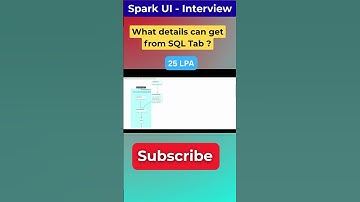 Spark UI uitgelegd Welke details kun je krijgen van het SQL-tabblad #apachespark #dataengineering...