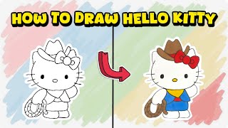 How to Draw Hello Kitty from Sanrio Studio – Kawaii Character Guide screenshot 2
