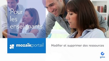 Modifier et supprimer des ressources