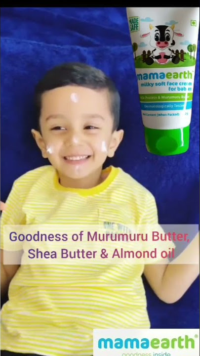 Best moisturizing face cream for baby's sensitive skin |#Mamaearth India #Kids #facecream