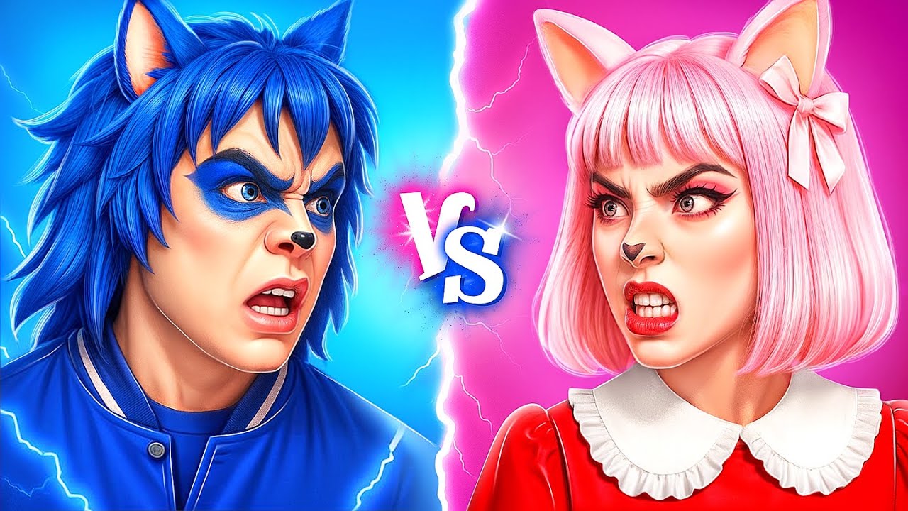 Соник Ёж против Эми Роуз!