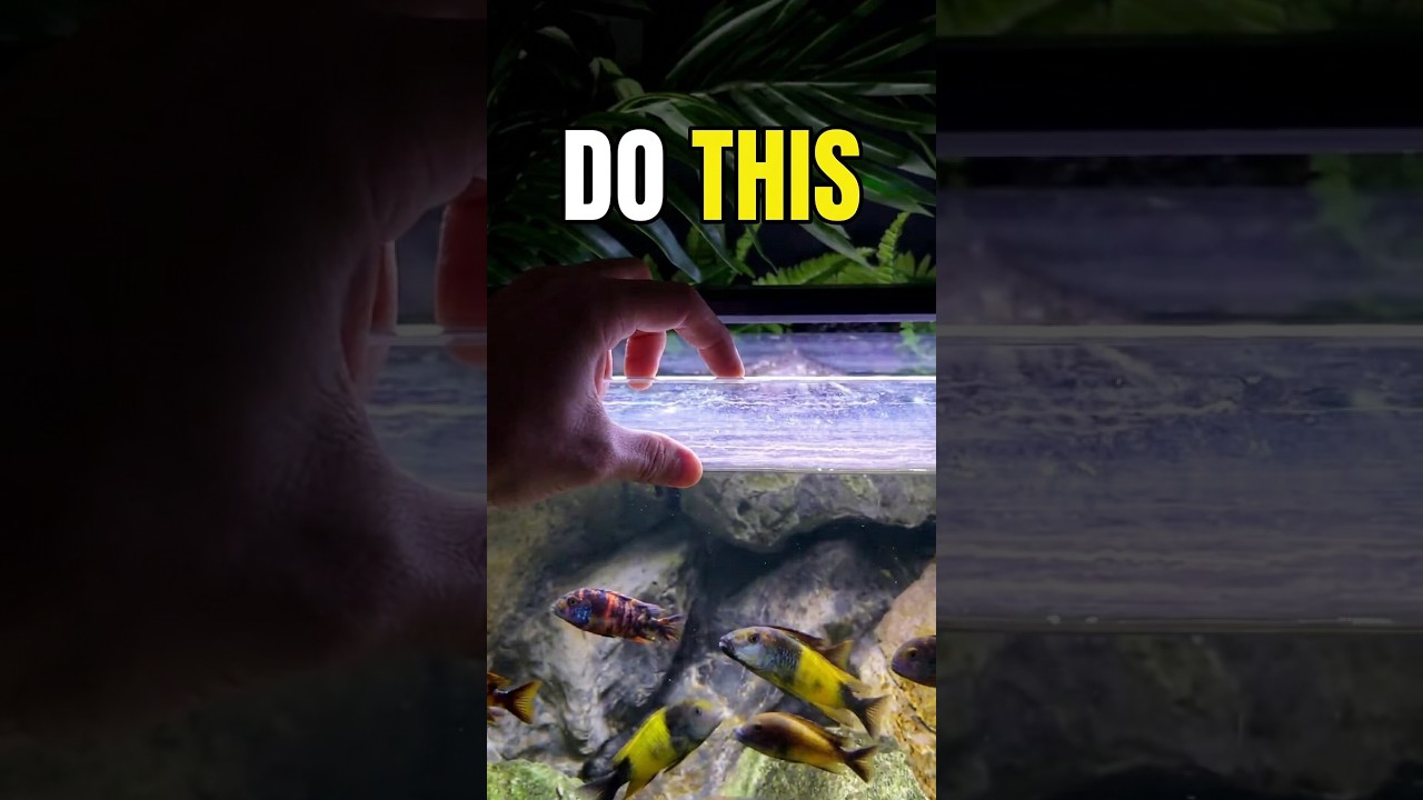Preventing fish from jumping out of tanks