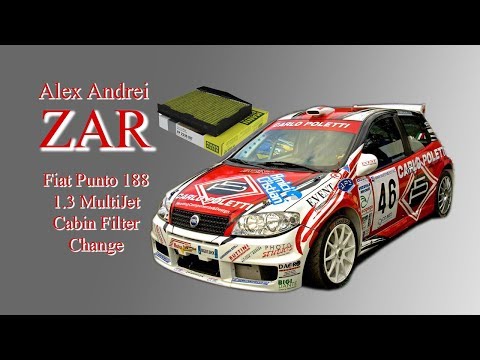 Fiat Punto 188 Cabin Filter Change