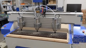 CNC Router H3000VAC Triple Head - CauCau CNC1