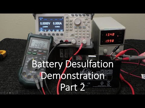 Battery Desulfation Demonstration Start to Finish - Part 2/2