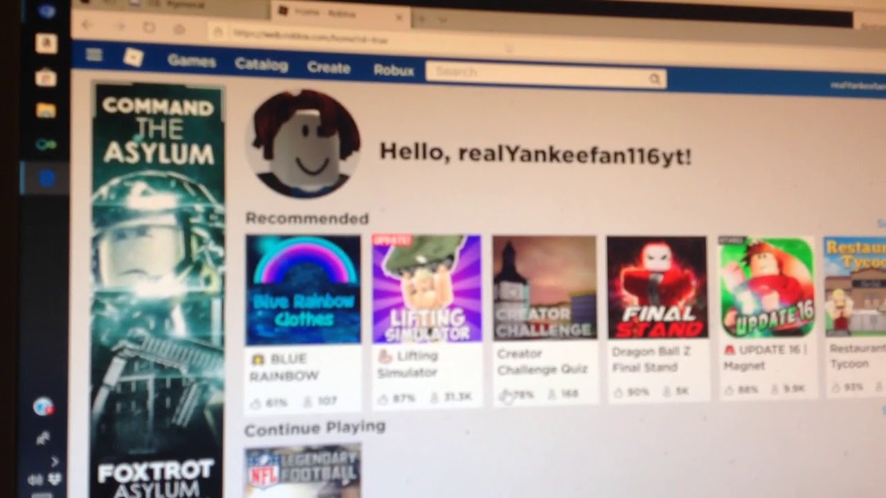 Go friend my alt acc on Roblox - YouTube