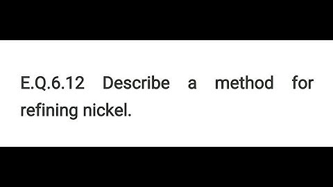GENERAL PRINCIPLES & PROCESSES of ISOLATION of ELEMENTS E.Q.6.12 CLASS 12 CHEMISTRY NCERT CHAPTER 6