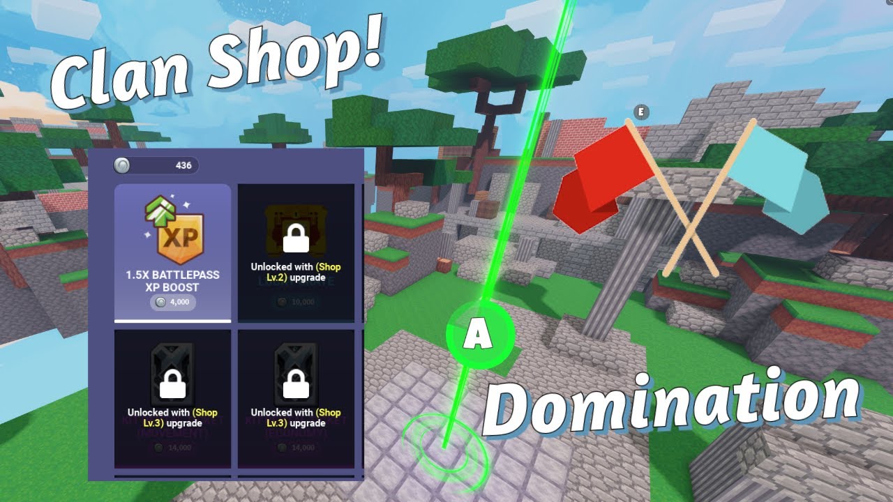 Brand New Clan Shop & Domination Game mode! (Roblox Bedwars Update) YouTube