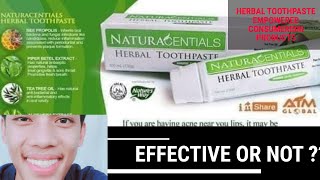 NATURACENTIAL'S HERBAL TOOTHPASTE l  AIM GLOBAL PRODUCTS l PRODUCTS REVIEW l Dada Daily