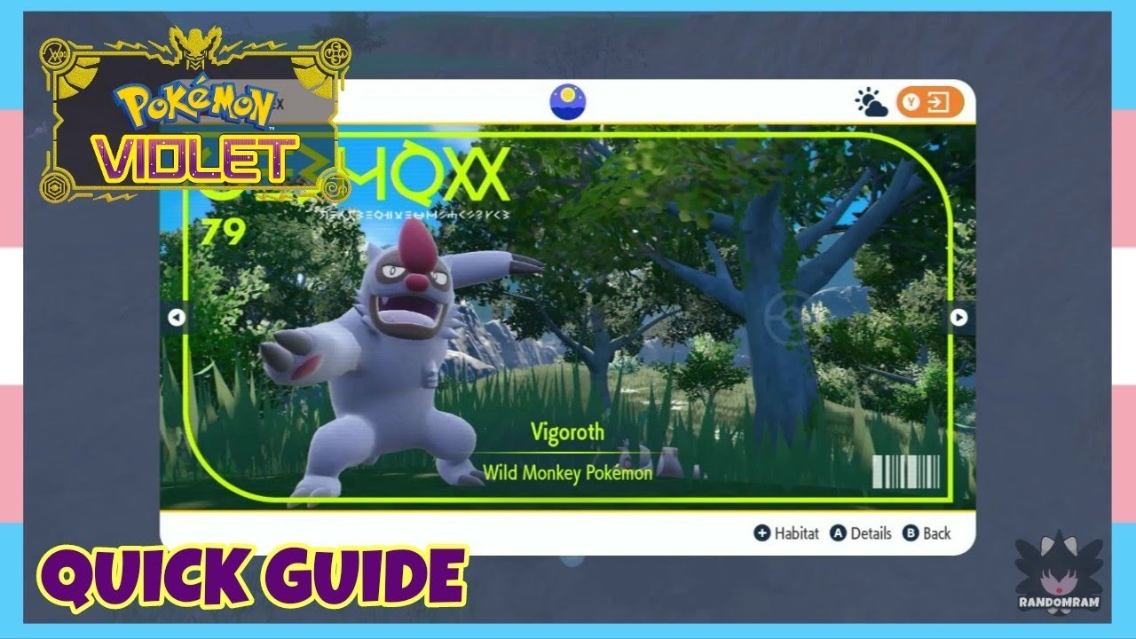Where To Catch Vigoroth In Pokemon Scarlet & Violet | Location Quick Guide