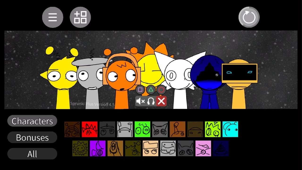 Sprunki phase 1 1.5 2 3 4 5 mr.sun Simon garnold gevin Oren wenda clukr❤️❤️❤️