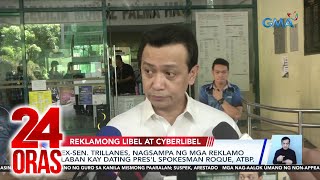 ExSen. Trillanes, nagsampa ng reklamo laban kay dating Pres'l spokesman Roque, atbp. | 24 oras