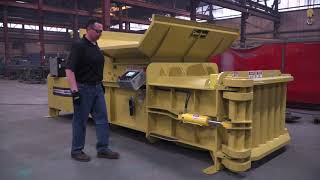 Closed Door Horizontal Baler for Recycling & Distribution Centers | Harmony HM 60