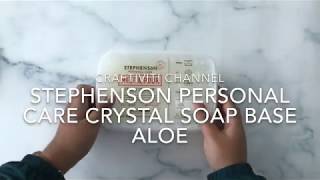 Craftiviti Stephenson Personal Care Crystal Soap Base Aloe Vera