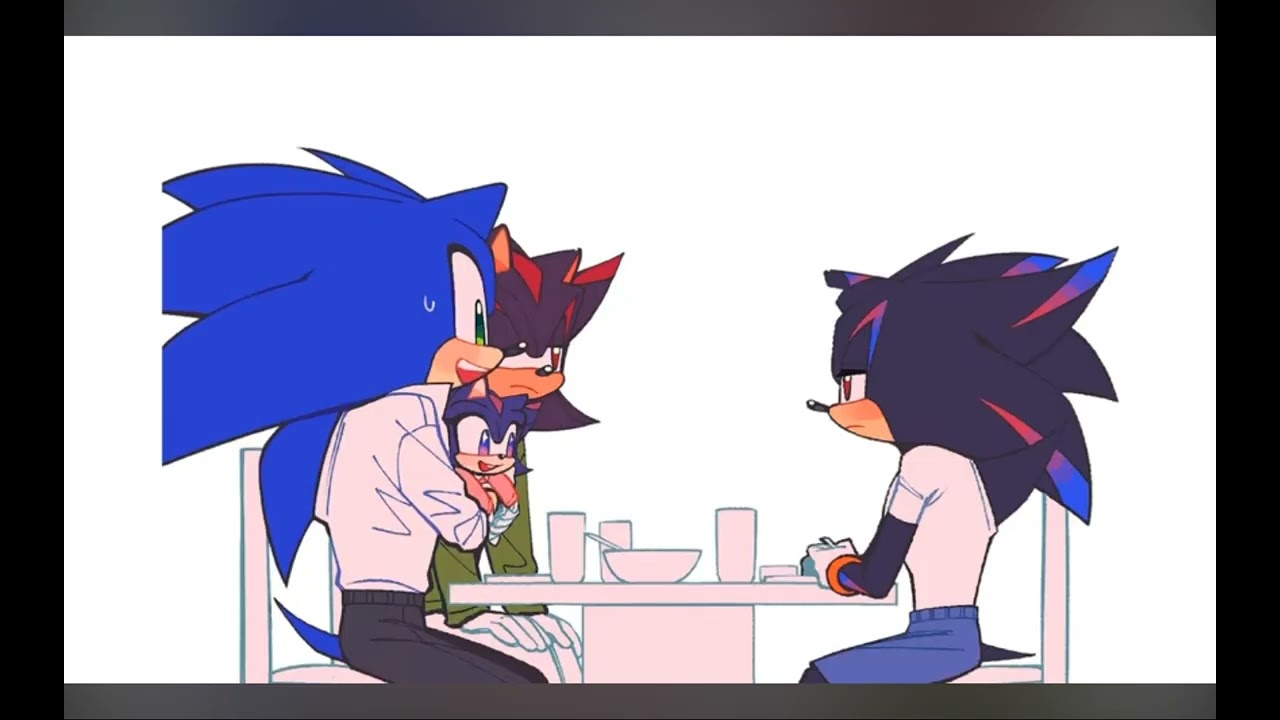 Shannon gets A little brother (Sonic x Shadow) sonadow comic dub