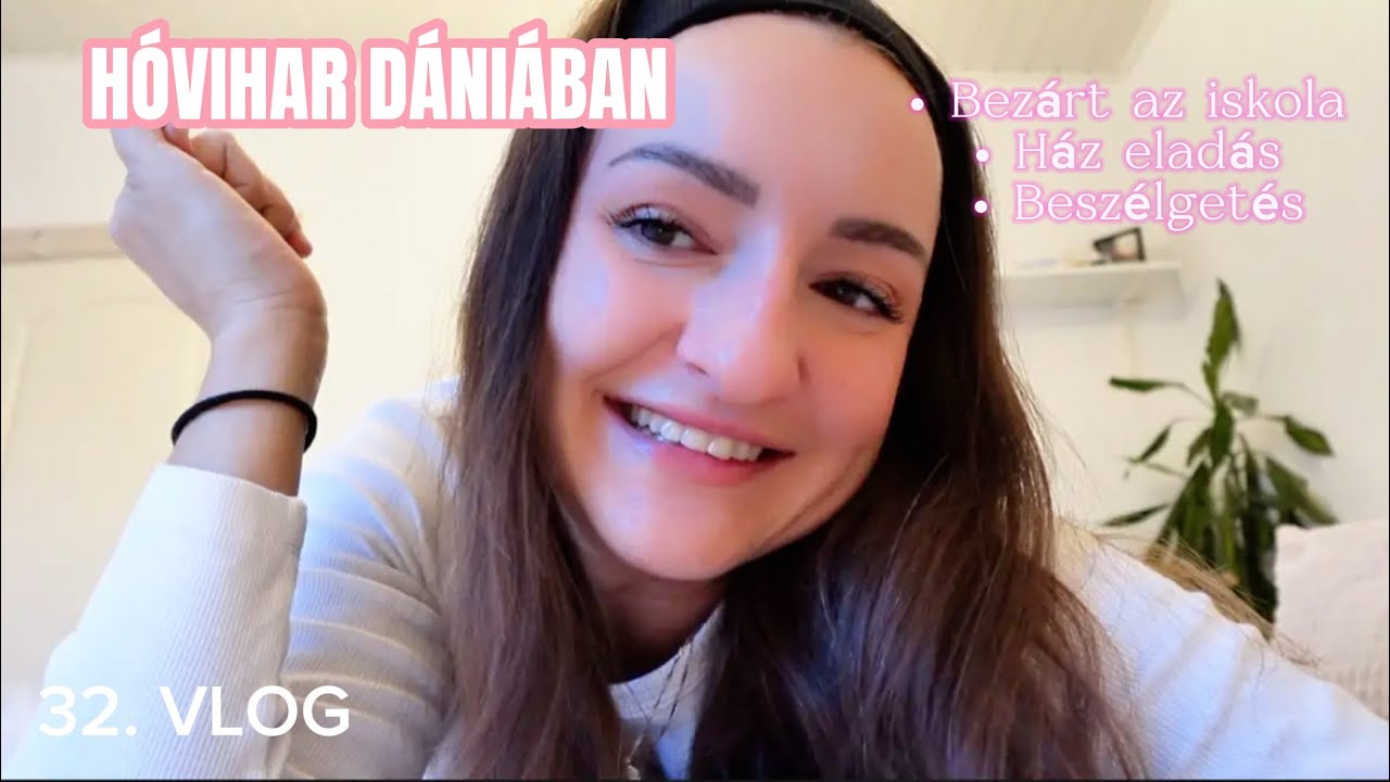 HÓVIHAR VOLT DÁNIÁBAN 🌨️❄️🥶