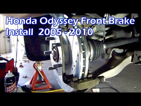 Honda Odyssey Front Brake Rotor & Pad Install 2005 – 2010