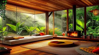 Welcome A New Spring Day In The Forest Living Room with Smooth Jazz Music - Piano Music to Relax screenshot 4