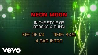 Video thumbnail of "Brooks & Dunn - Neon Moon (Karaoke)"