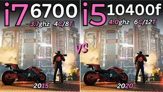 i7 6700 vs i5 10400f | Tested in 12 Games (2024) | 1080p