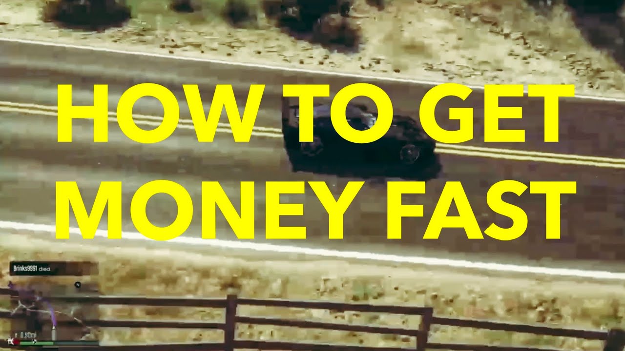 How To Get Money Fast Gta 5 YouTube 