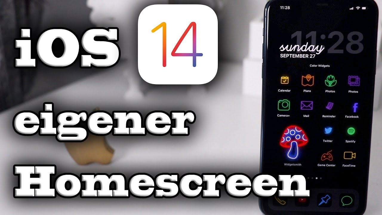 Ios 14 Homescreen Personalisieren Ohne Kurzbefehle App Icons Ohne Animation Erstellen Widgets Youtube