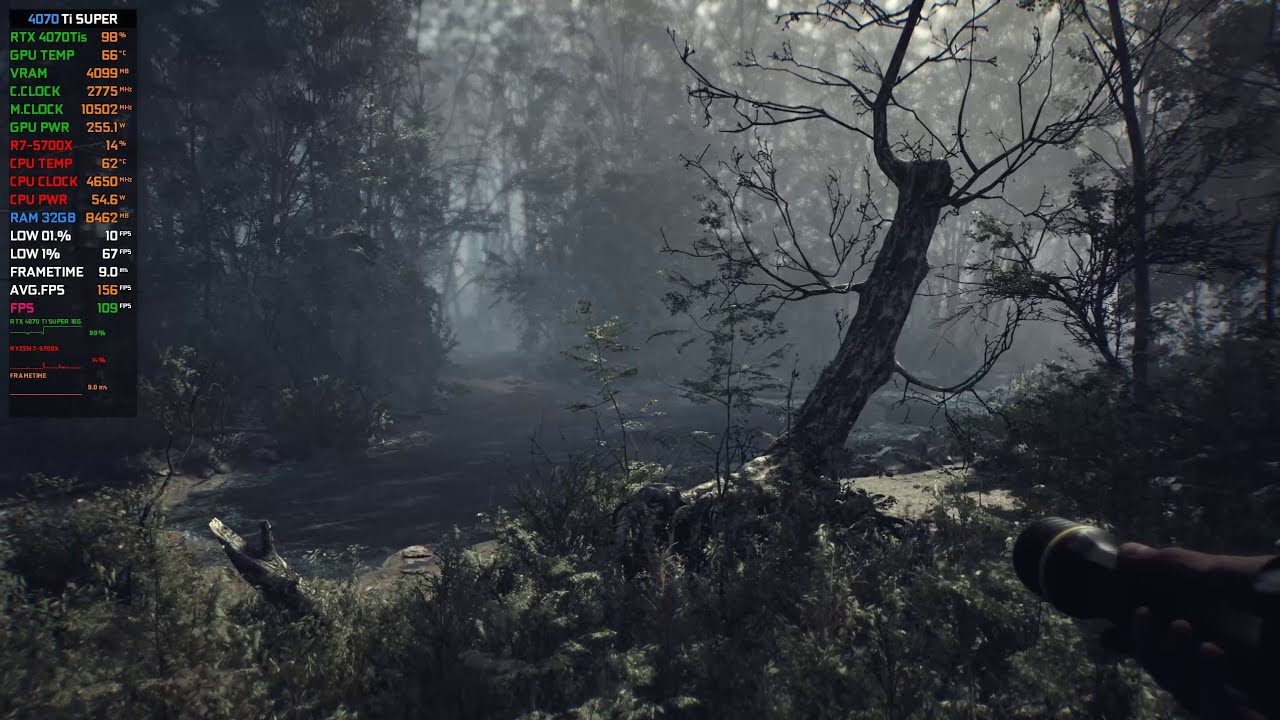 Blair Witch : RTX 4070 Ti SUPER 16G + Ryzen 7-5700X [ Benchmark 1440pᴴᴰ ]