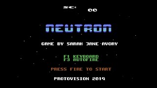 [Commodore 64] Neutron (2019) Longplay