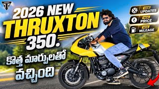 New Triumph Thruxton 350 Price Specs In Telugu Mileage New Updates New Features Sunil Tech