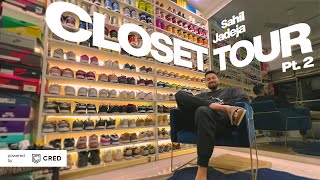 CLOSET TOUR: He TRIPLED his SNEAKER Collection in a Year | Sahil Jadeja Pt.2 | Powered by @CRED_club