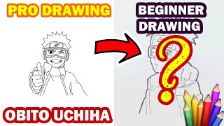 How To Draw Obito Uchiha Art Simple Beginnner Guide - Daily Drawing Tutorial