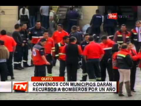 Convenios con municipios darán recursos a bomberos por un año